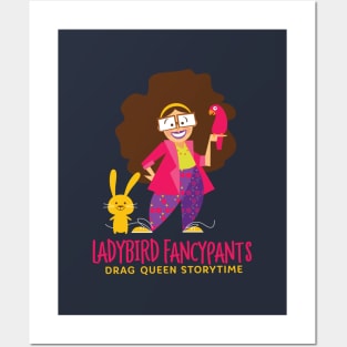 Ladybird Fancypants - Drag queen Storytime Posters and Art